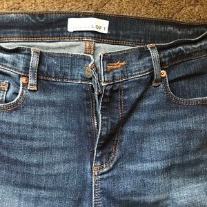 Loft, Modern Cuffed Straight Leg Jeans Size 29/8